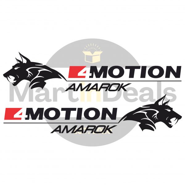 4 Motion | Amarok | Vinyl Decal | Wolf (Set of 2)
