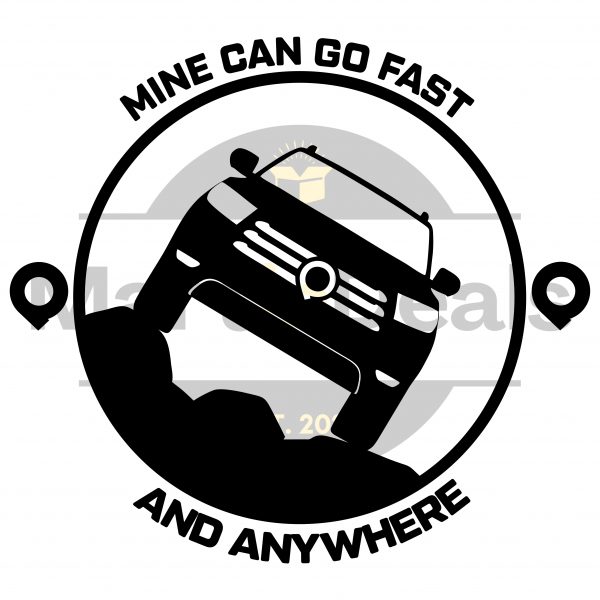 P-Series | Go Fast | Tailgate Vinyl Decal