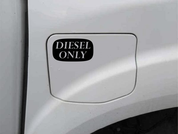 Diesel Only | Diesel Fuel Flap Vinyl Decal