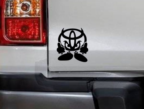 Toyota | Funny Devil Vinyl Decal