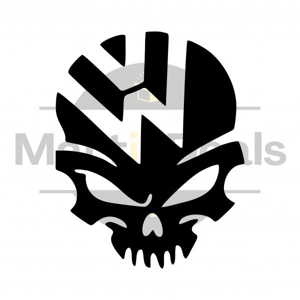 Volkswagen | VW Skull Vinyl Decal