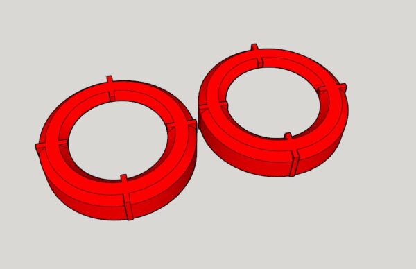 FIAT ABARTH - 500/595/695 - 16-22 - Fog Light Cover Caps - Image 4