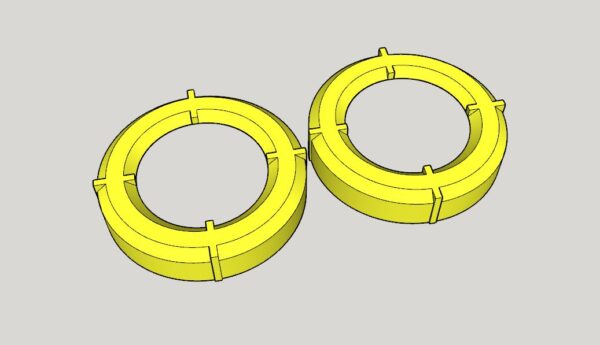 FIAT ABARTH - 500/595/695 - 16-22 - Fog Light Cover Caps - Image 6