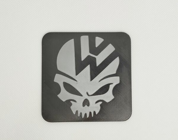 Towbar Receiver Cover | VW Skull - Image 2